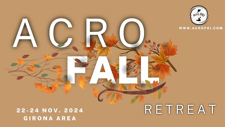 ACROFALL RETRAT with PRI & ANNA (Spain) - TEACHING